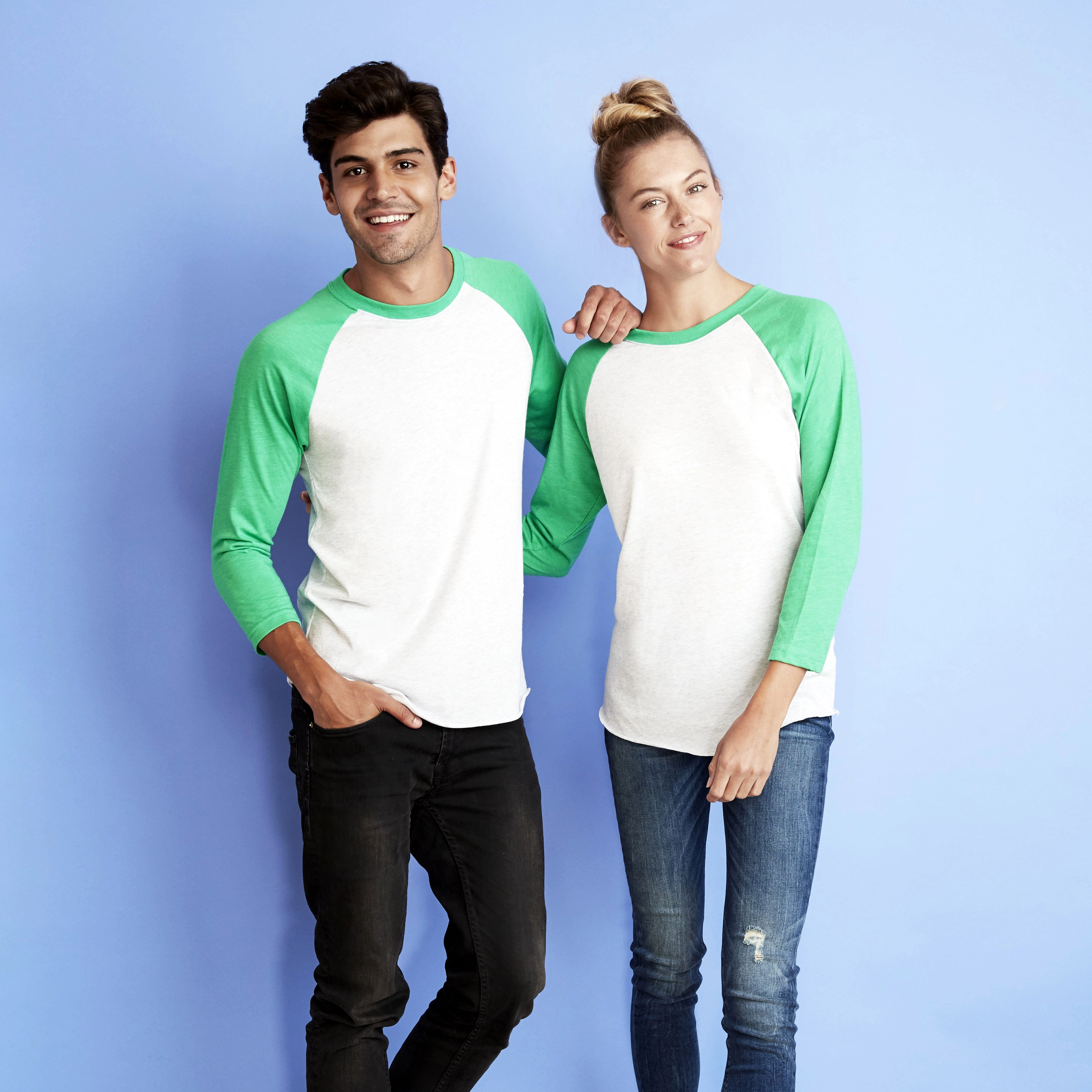 Unisex Tri-Blend 3\4 Raglan Tee (Next Level) 👕 17844