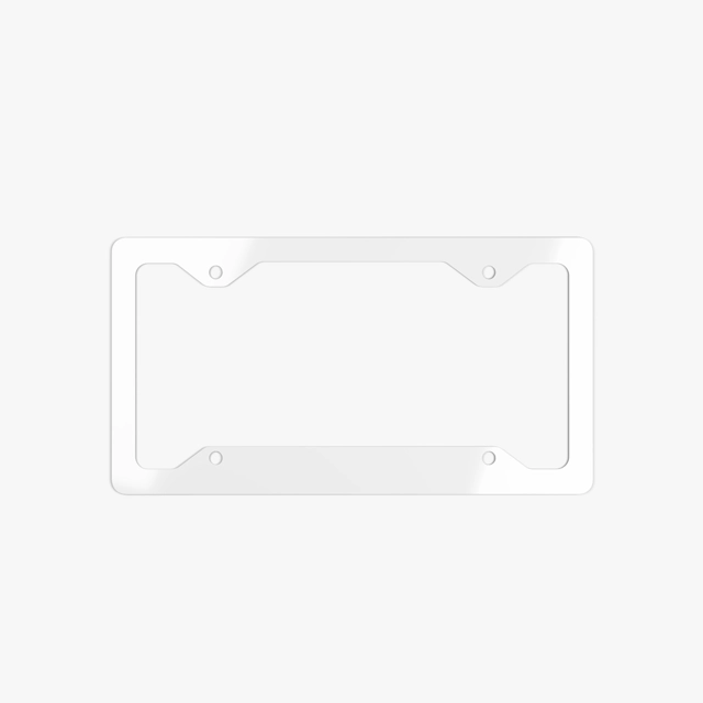 Metal License Plate Frame (Generic brand) ๐ 17092
