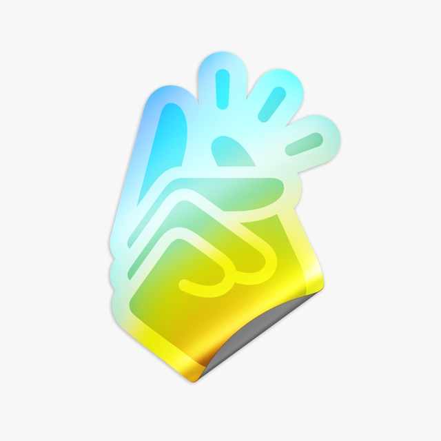 Holographic Die-cut Stickers (Generic brand) 17625
