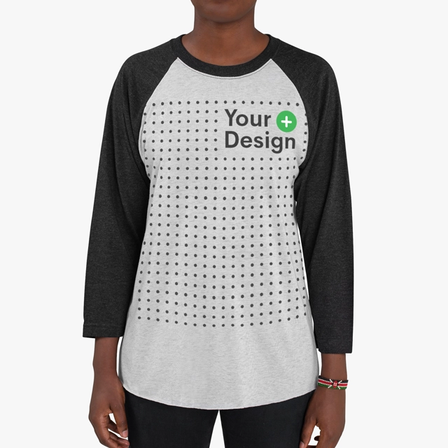 Unisex Tri-Blend 3\4 Raglan Tee (Next Level) 👕