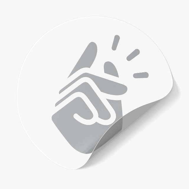 Transparent Outdoor Stickers, Round, 1pcs (Generic brand) 17615