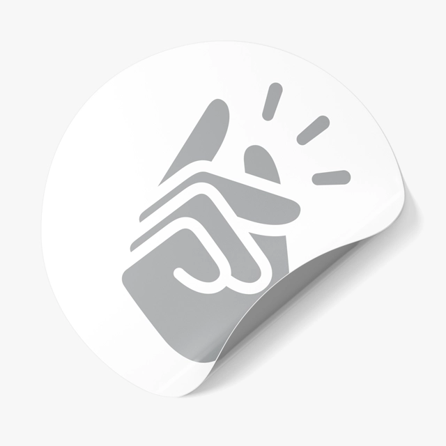 Round Vinyl Stickers (Generic brand) 17578