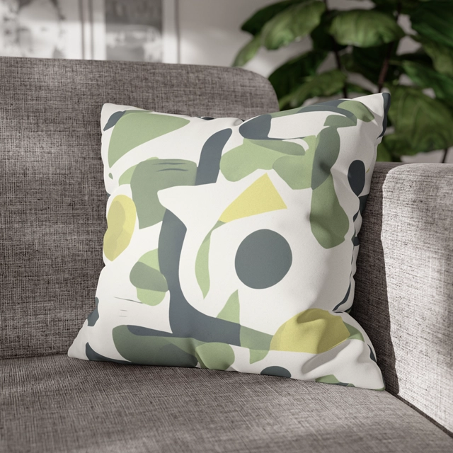 Faux Suede Square Pillowcase (Generic brand) 29592