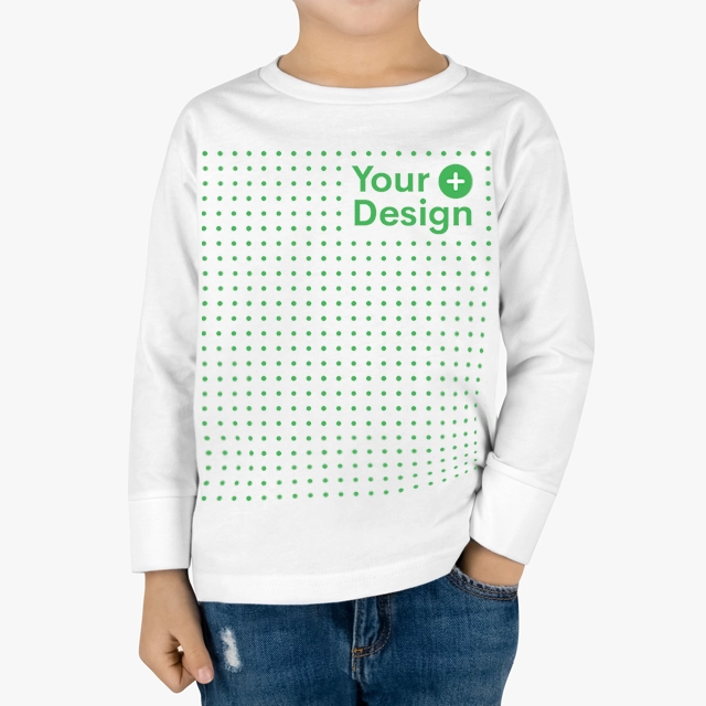 Toddler Long Sleeve Tee (Rabbit Skins)