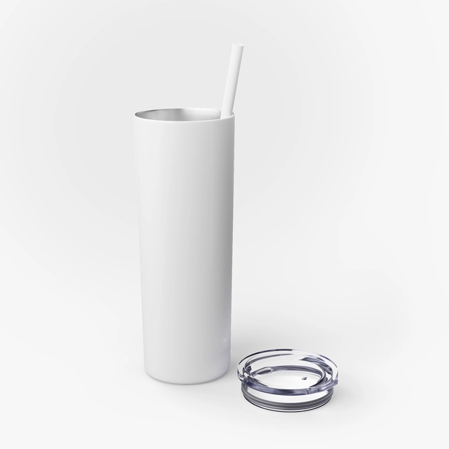Skinny Tumbler with Straw, 20oz (Maars) 27718