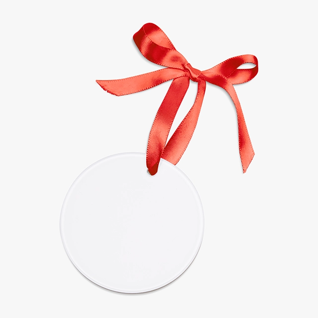 Acrylic Ornament with Ribbon (Generic brand) 25270