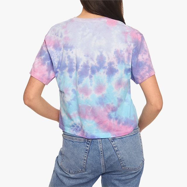 Women's Tie-Dye Crop Tee (Colortone) 29093