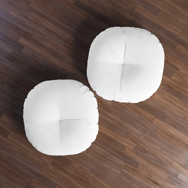 Tufted Floor Pillow, Round (Generic brand) 29829