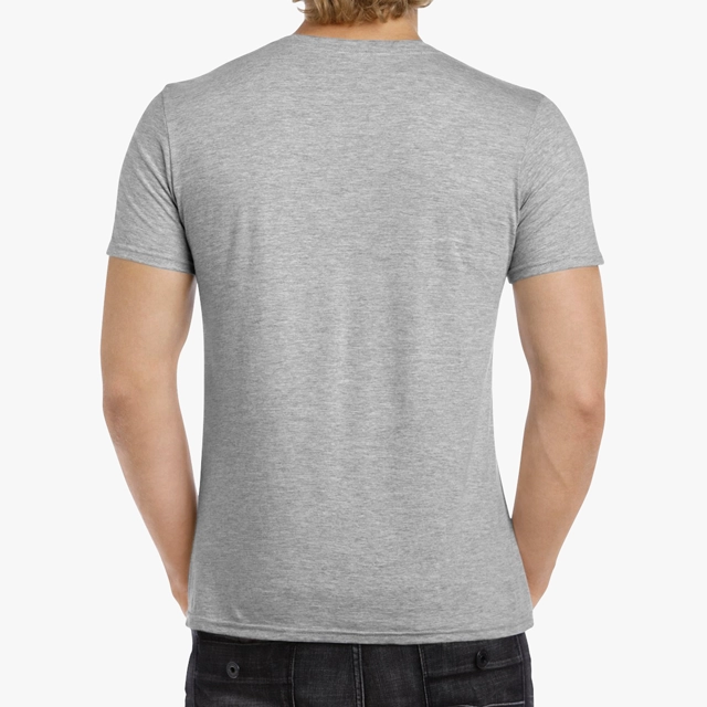 Men's Fitted V-Neck Short Sleeve Tee (Gildan) 25518