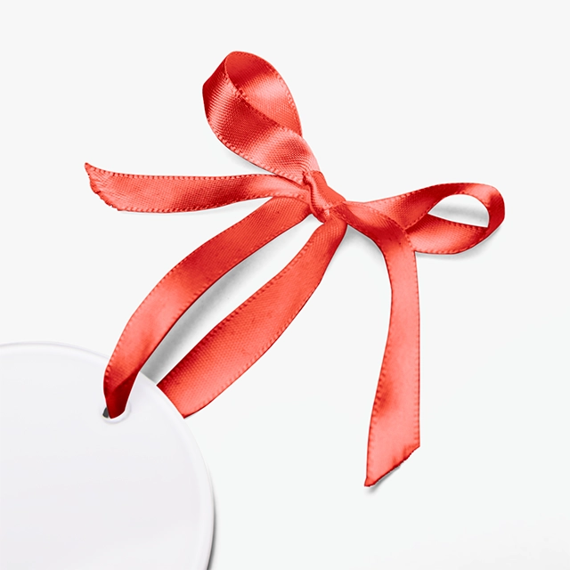 Acrylic Ornament with Ribbon (Generic brand) 25271