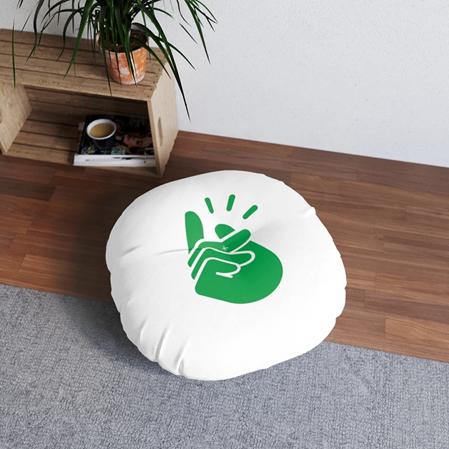 Tufted Floor Pillow, Round (Generic brand) 29828