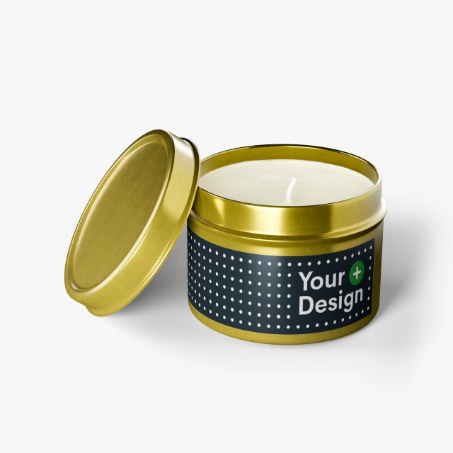 Tin Candles, 4, 8oz (Generic brand) 21976