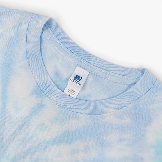 Women's Tie-Dye Crop Tee (Colortone) 29098