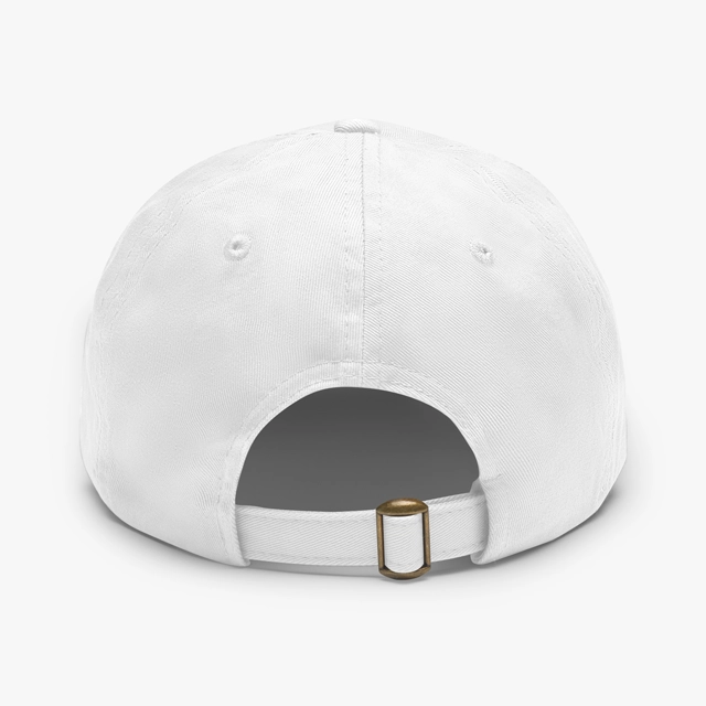 Dad Hat with Leather Patch (Rectangle) (ValuCap) 27761