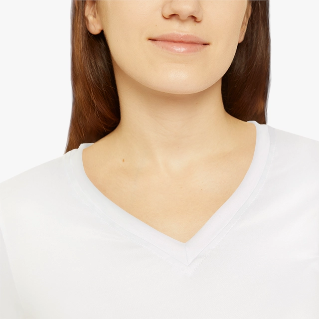 Women's Long Sleeve V-neck Shirt (AOP) (Generic brand) 30759