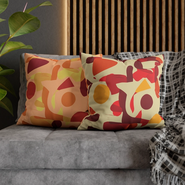 Faux Suede Square Pillowcase (Generic brand) 29593