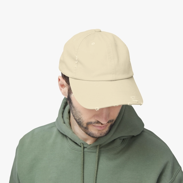 Unisex Distressed Cap (District) 25783