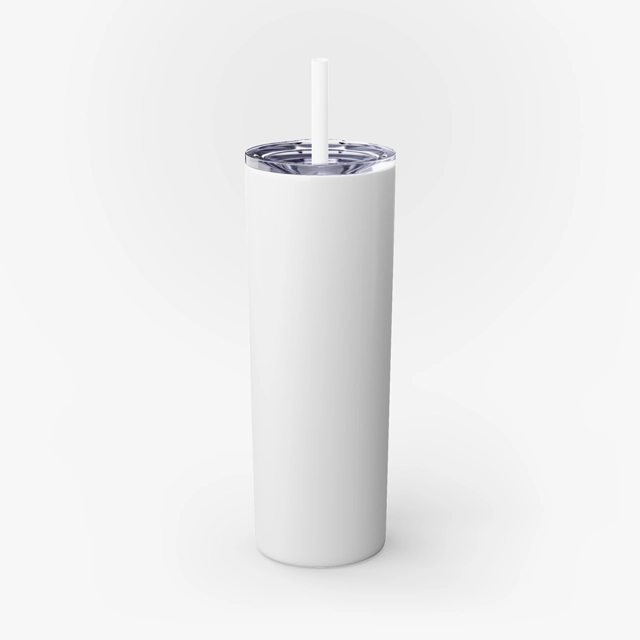 Skinny Tumbler with Straw, 20oz (Maars) 27724