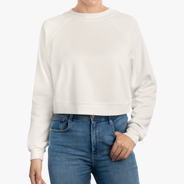 Women's Cropped Fleece Pullover (Bella+Canvas) 28722