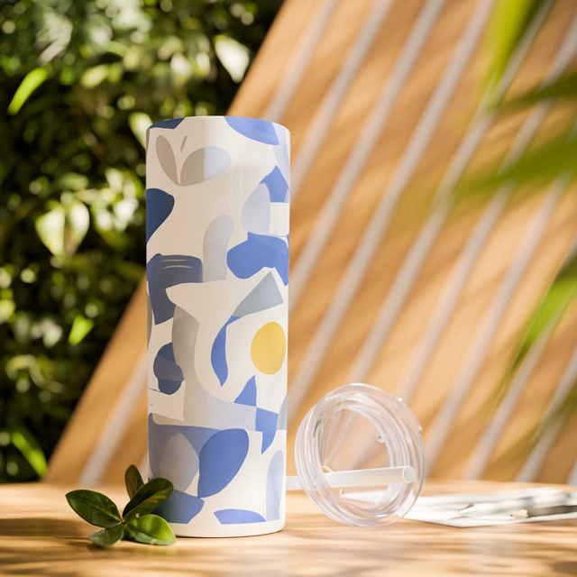 Skinny Tumbler with Straw, 20oz (Maars) 27730