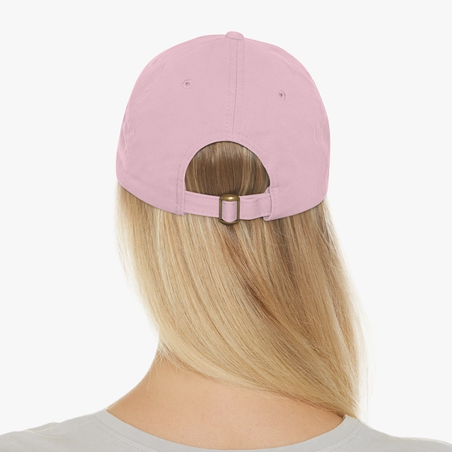 Dad Hat with Leather Patch (Round) (ValuCap) 27752