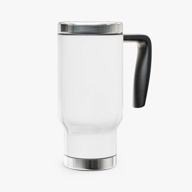 Stainless Steel Travel Mug with Handle, 14oz (Generic brand) 27090