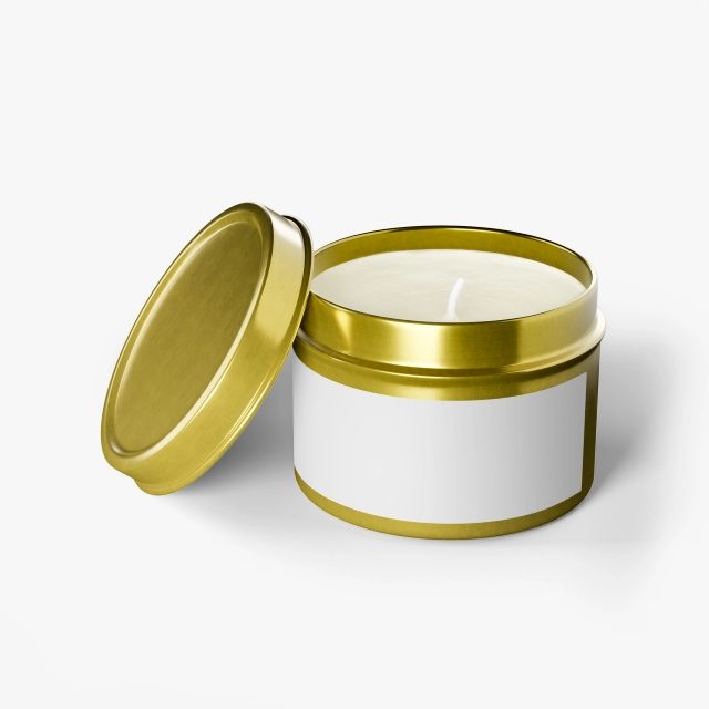 Tin Candles, 4, 8oz (Generic brand) 21975