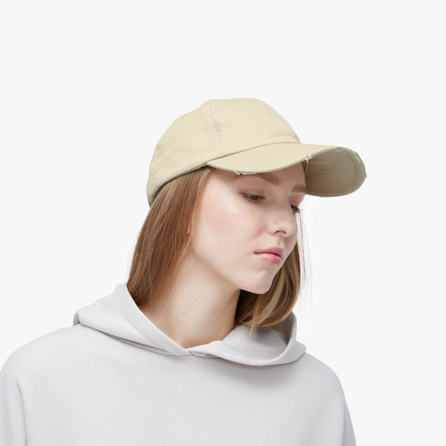 Unisex Distressed Cap (District) 25786