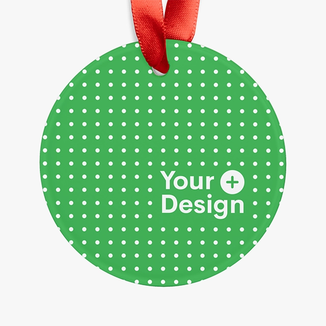 Acrylic Ornament with Ribbon (Generic brand) 25269