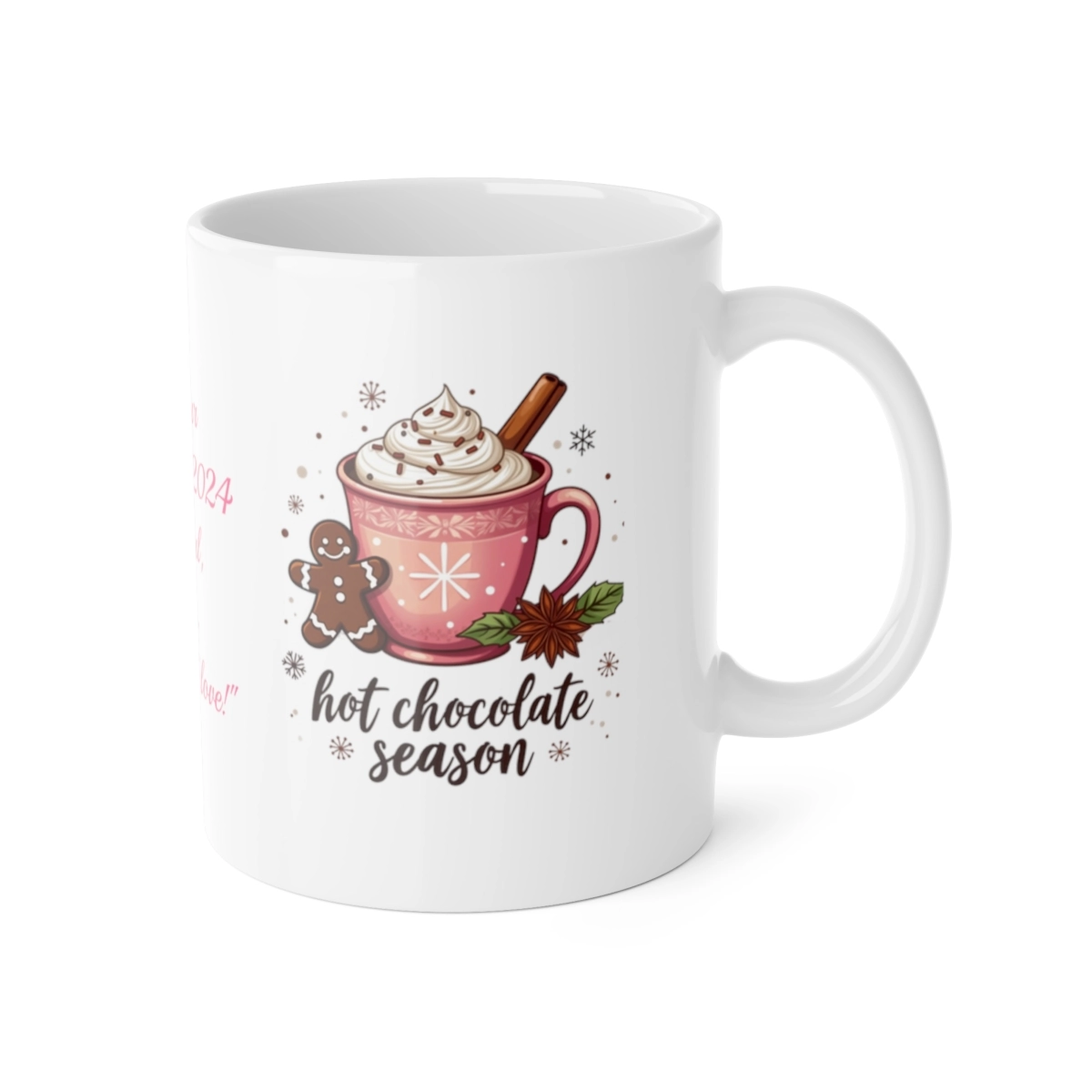 Angels Mug, Merry Chirstmas Mug, White Ceramic Mug, 11oz (Generic brand) ☕ 33597