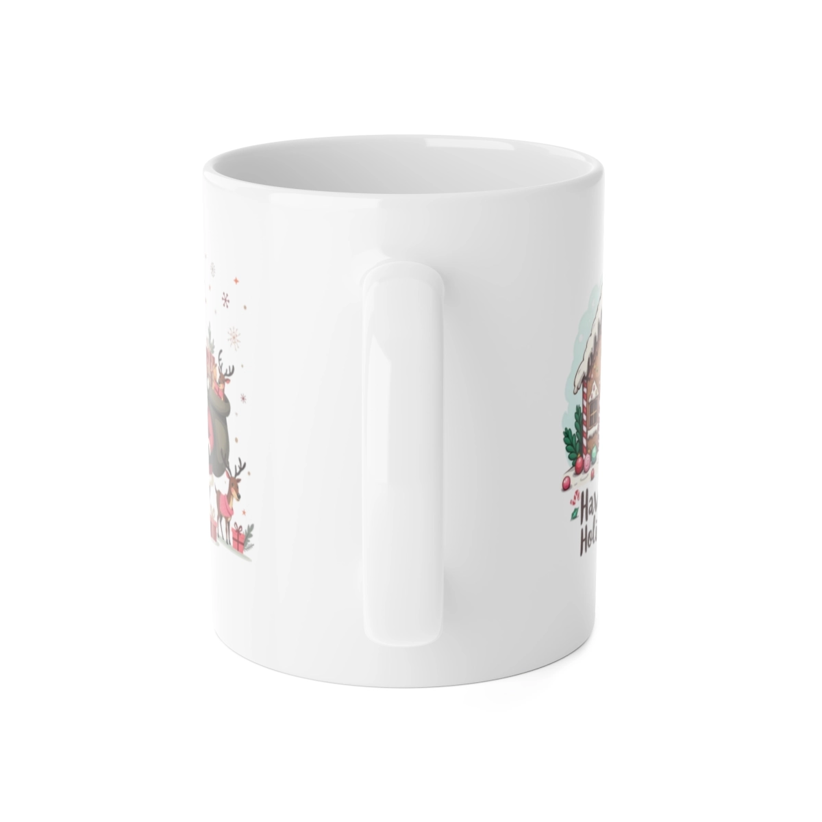 Personalized Mug, Merry Chirstmas Mug, White Ceramic Mug, 11oz (Generic brand) ☕ 33587