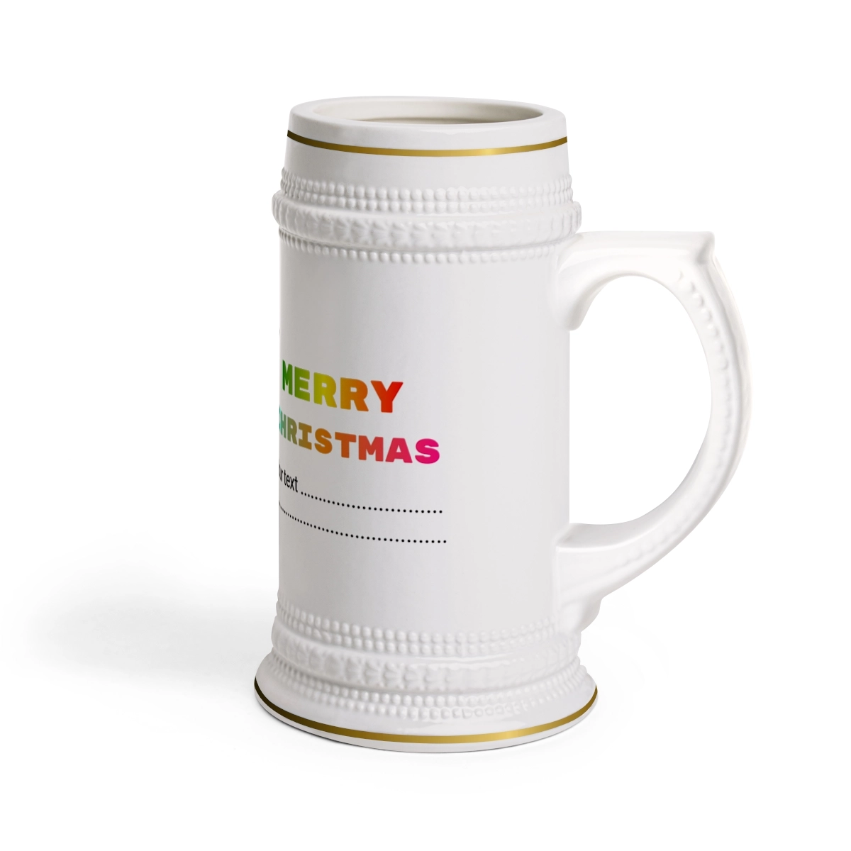 Chrismas Angle Mug, Christmas Mug, Gift for Family, Gift Fro Friend, Beer Stein Mug (ORCA Coatings) 32993