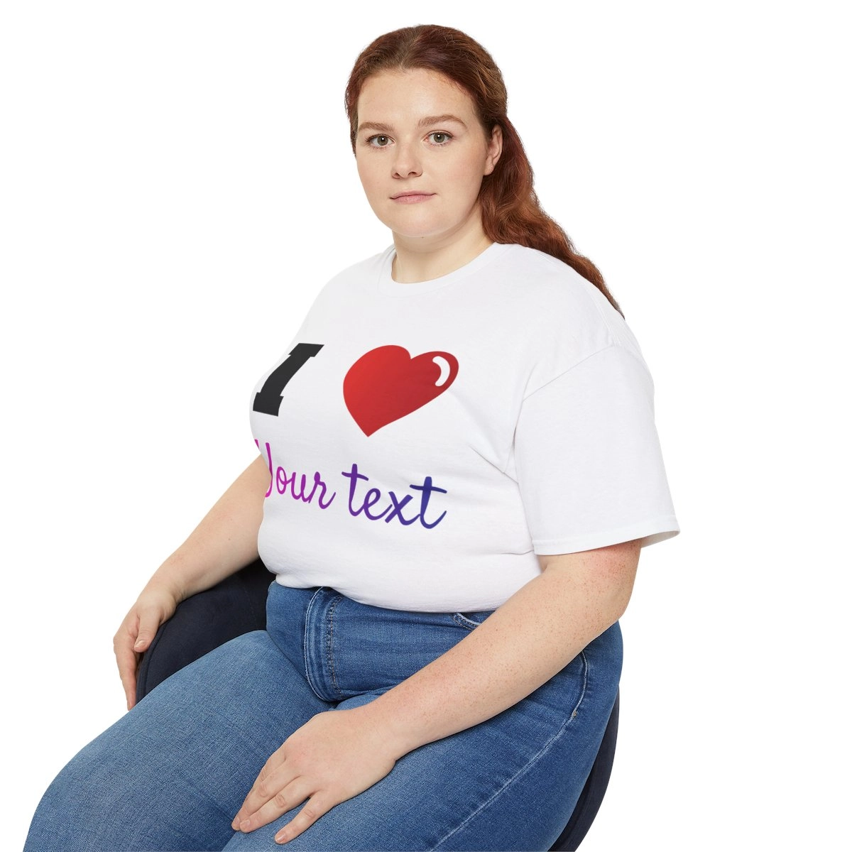 Custom Text Custom Photo, Personalized Shirt, Unisex Ultra Cotton Tee (Gildan)  23233