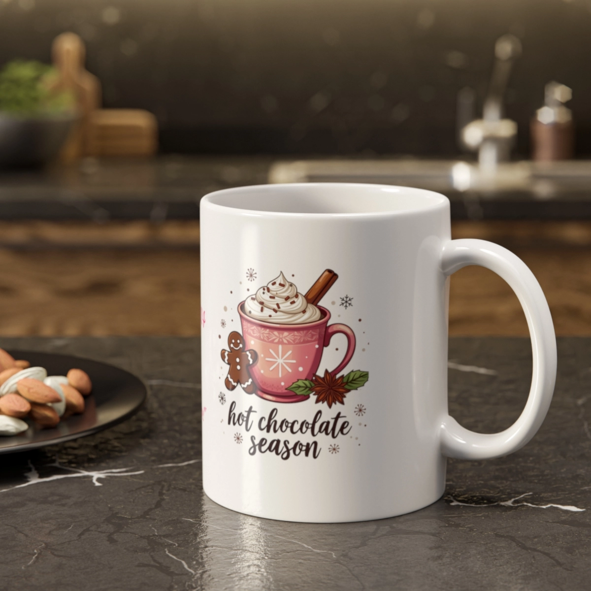 Angels Mug, Merry Chirstmas Mug, White Ceramic Mug, 11oz (Generic brand) ☕ 33599