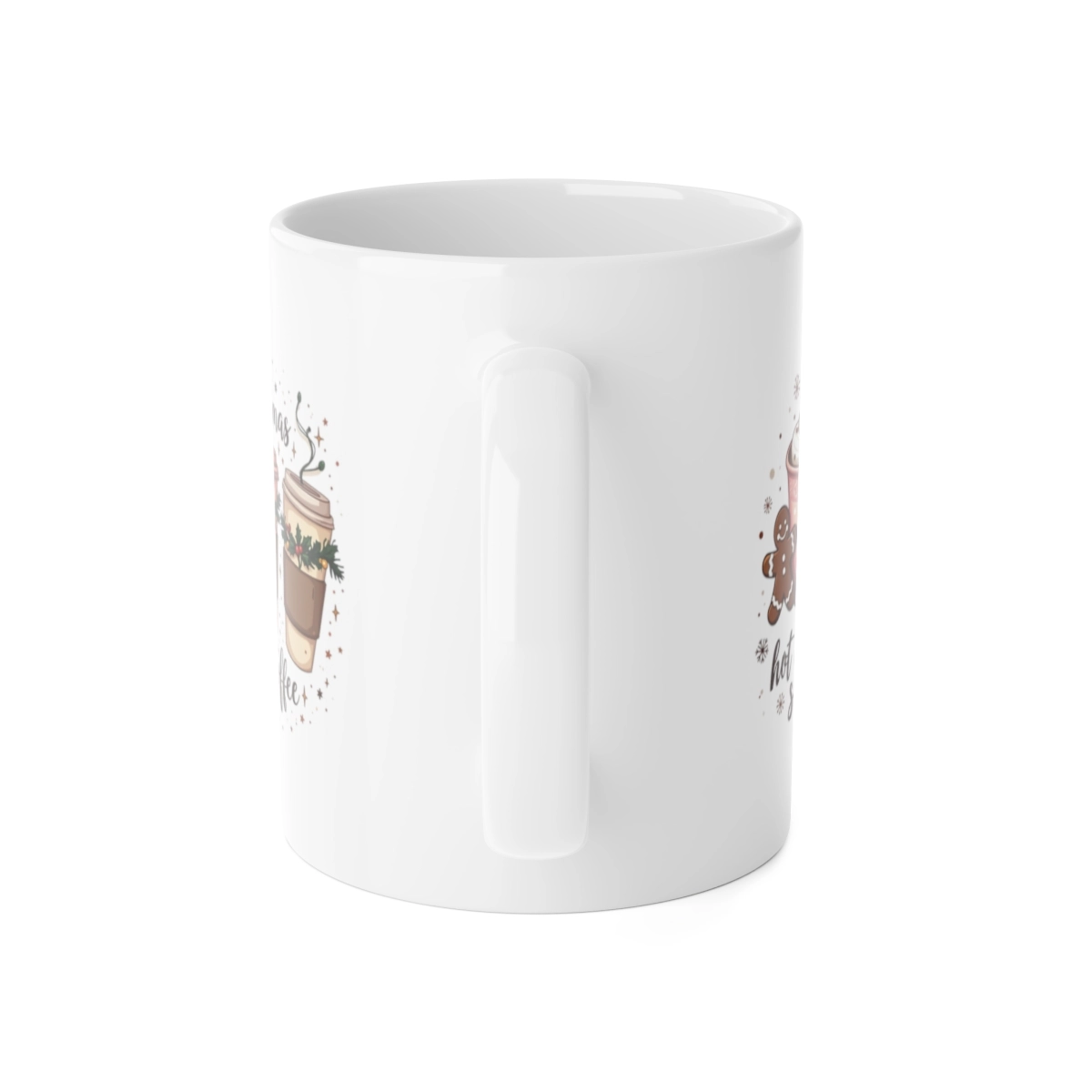 Personalized Mug, Merry Chirstmas Mug, White Ceramic Mug, 11oz (Generic brand) ☕ 33605