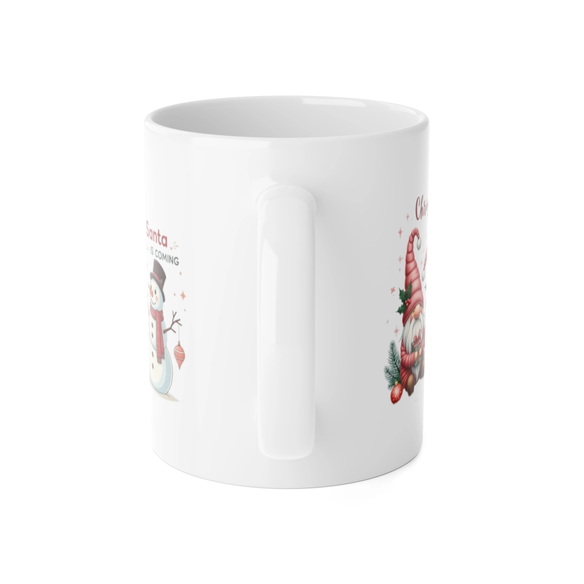 Merry Chirstmas Mug, White Ceramic Mug, 11oz (Generic brand) ☕ 33614