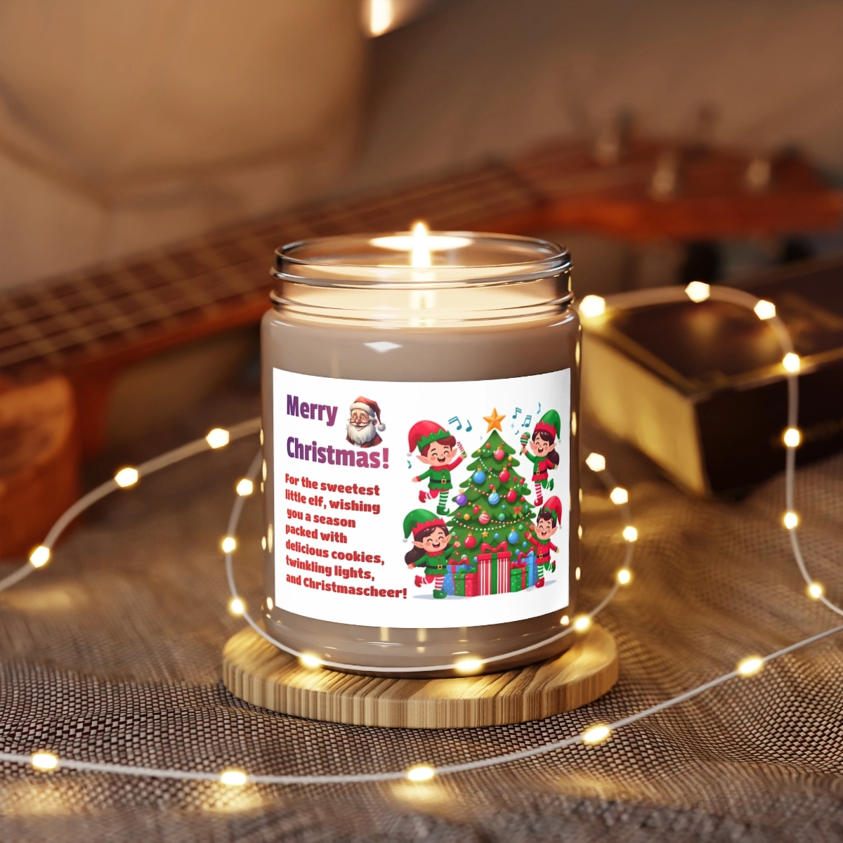 Merry Christmas Candles, Efl Candles, Personalized Candles, Scented Candles, 9oz (Generic brand) 33046