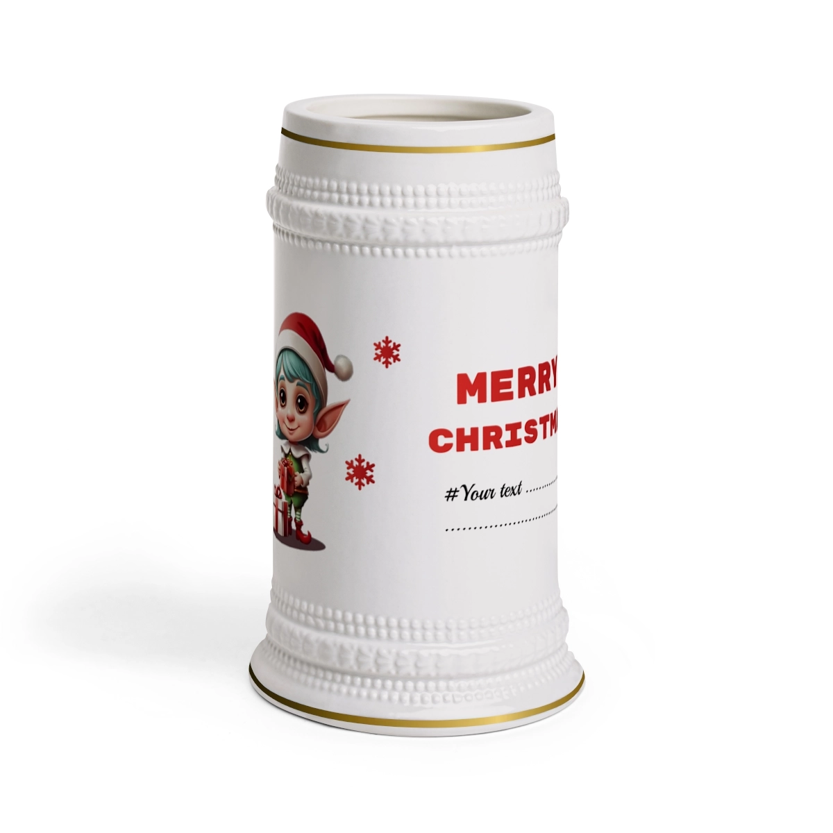 Christmas Elf Mug, Beer Stein Mug (ORCA Coatings) 33012
