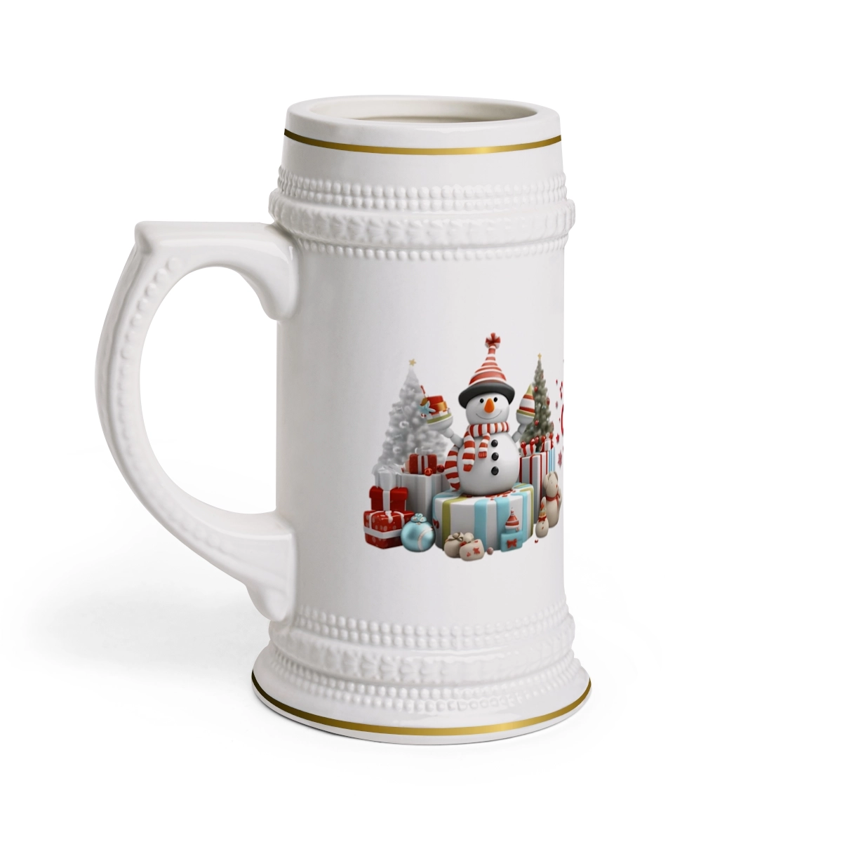 Christmas Mug, Gift for Family, Gift Fro Friend, Personalized Mug, Beer Stein Mug (ORCA Coatings) 32985