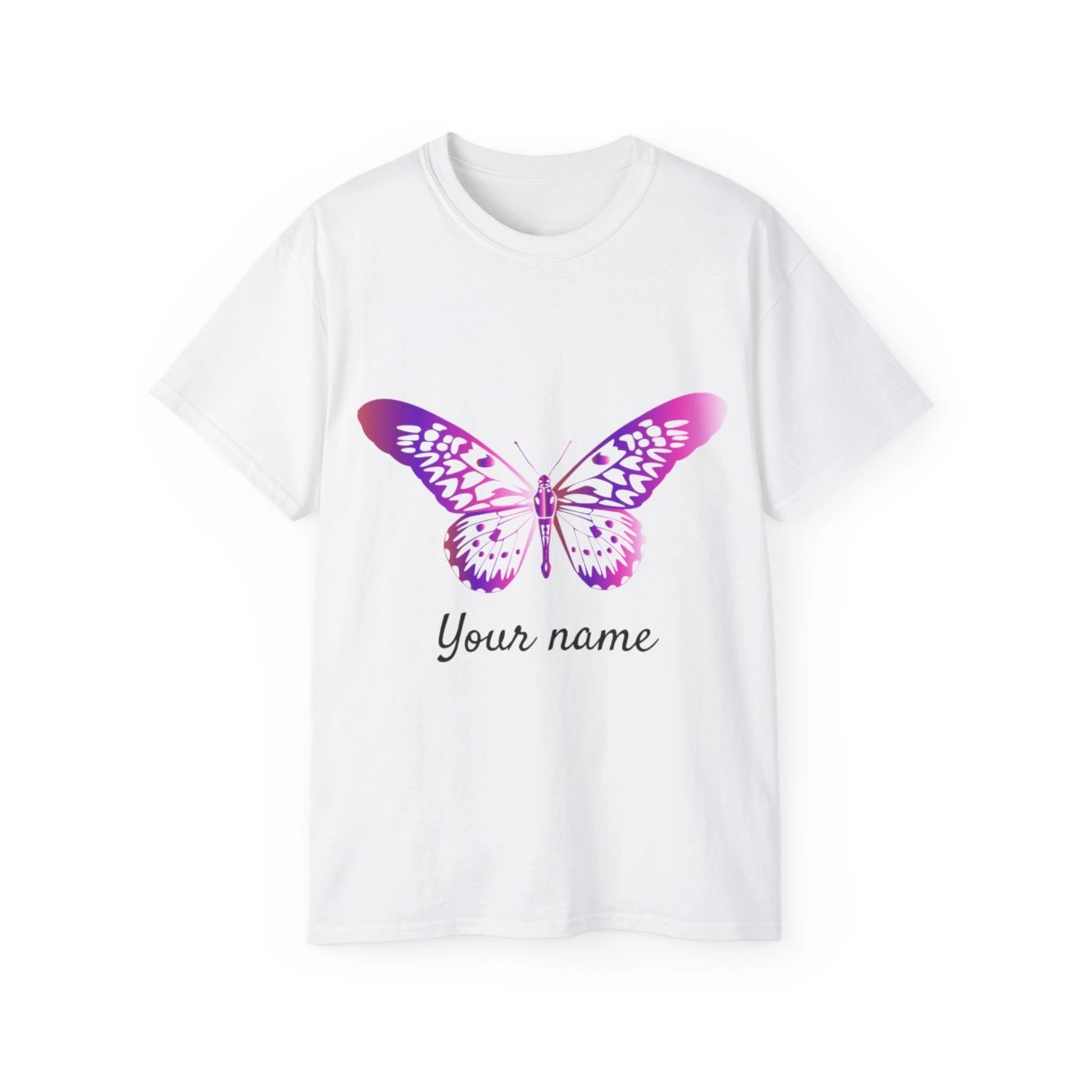 Custom Text, Custom Photo, Unisex Ultra Cotton Tee (Gildan) 