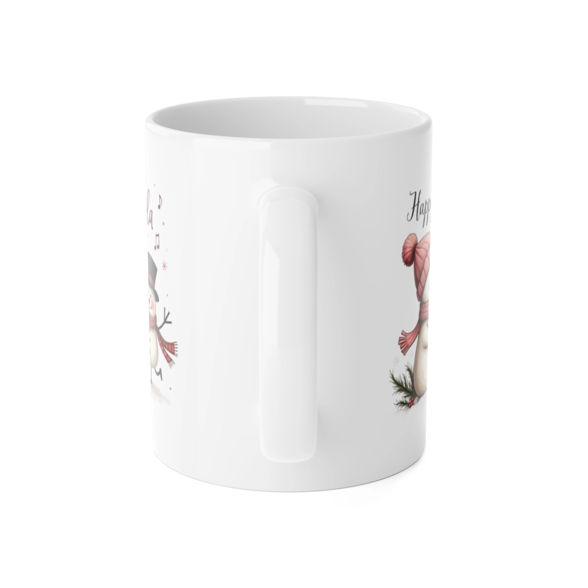 Merry Chirstmas Mug, White Ceramic Mug, 11oz (Generic brand) ☕ 33623