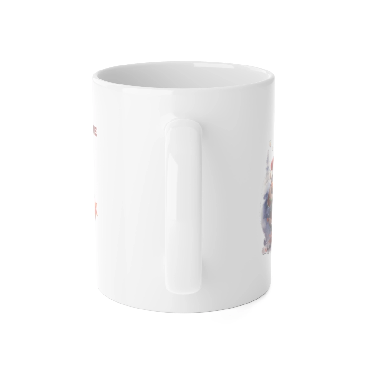 Christmas Mug, Santa Claus Mug, Merry Christmas Mug, White Ceramic Mug, 11oz (Generic brand) ☕ 32787