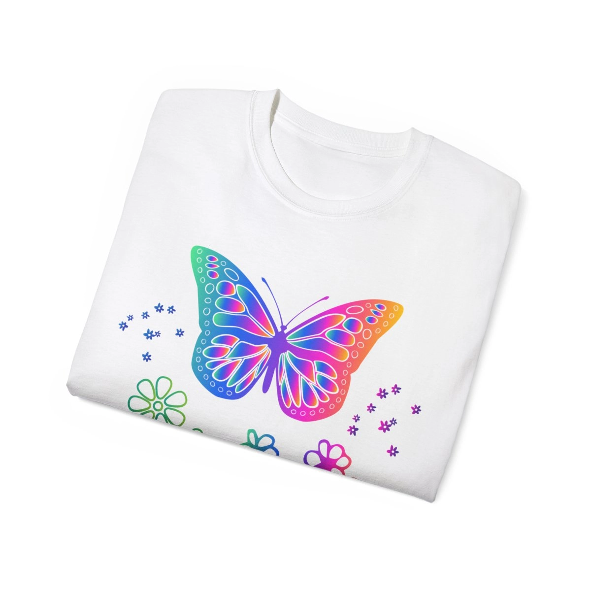 Just A Girl Who Love Butterflies ,Custom text, Custom photo, Unisex Ultra Cotton Tee (Gildan)  33688