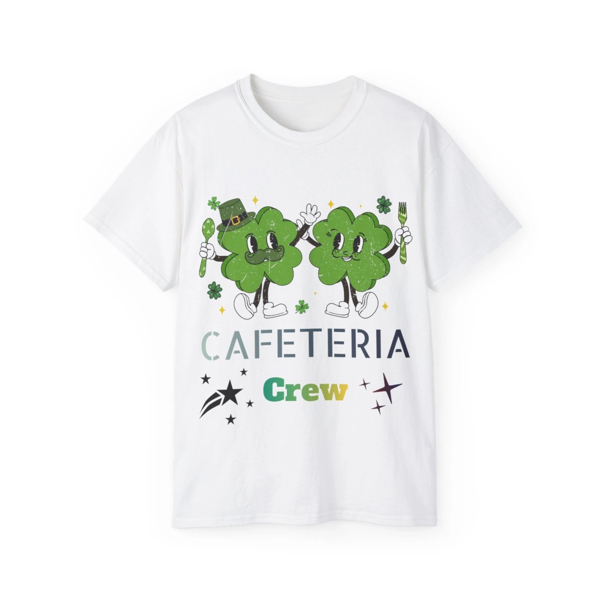 Cafeteria gift ,Custom Text, Personalized Shirt, Unisex Ultra Cotton Tee (Gildan) 