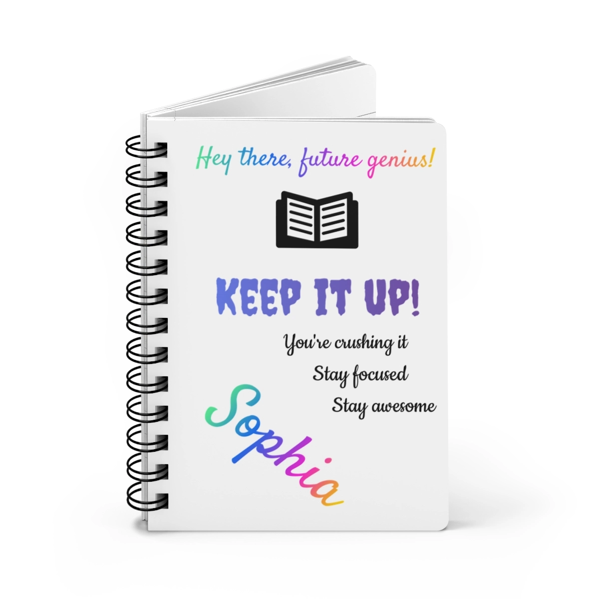 Notebooks Spiral Bound Journal (Generic brand) Custom Gift 23204