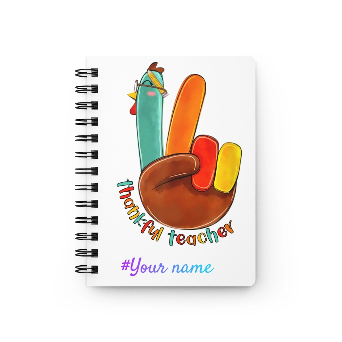 Gift For Student, Gift For Teacher,Personalized Notebooks , Notebooks Spiral Bound Journal (Generic brand) 