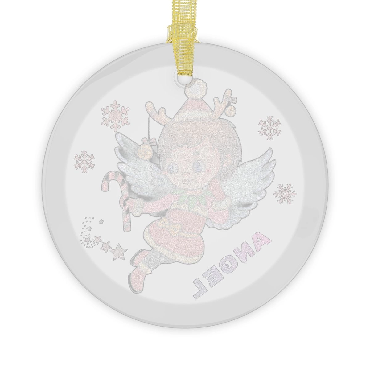 Angel Ornament, Christmas Ornament, Personalized Ornament, Glass Ornaments (Generic brand) 32966