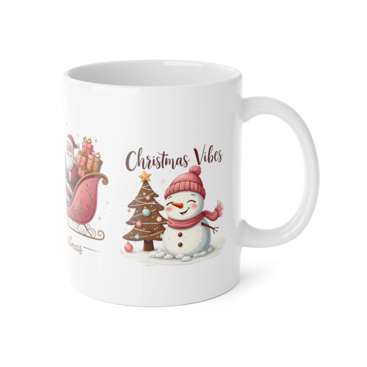Merry Chirstmas Mug, Christmas Shirt, White Ceramic Mug, 11oz (Generic brand) ☕ 33633