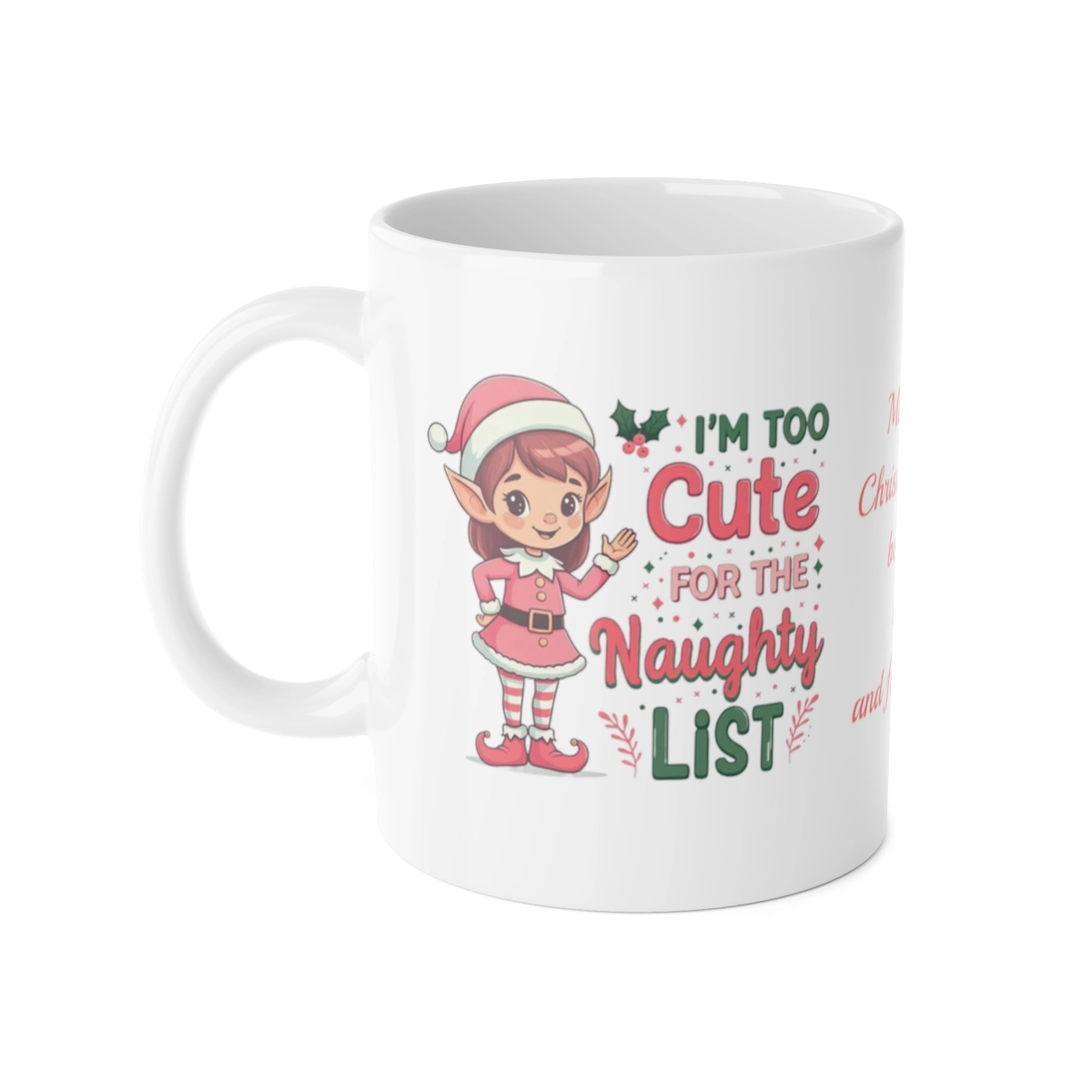 Angels Mug, Merry Chirstmas Mug, White Ceramic Mug, 11oz (Generic brand) ☕