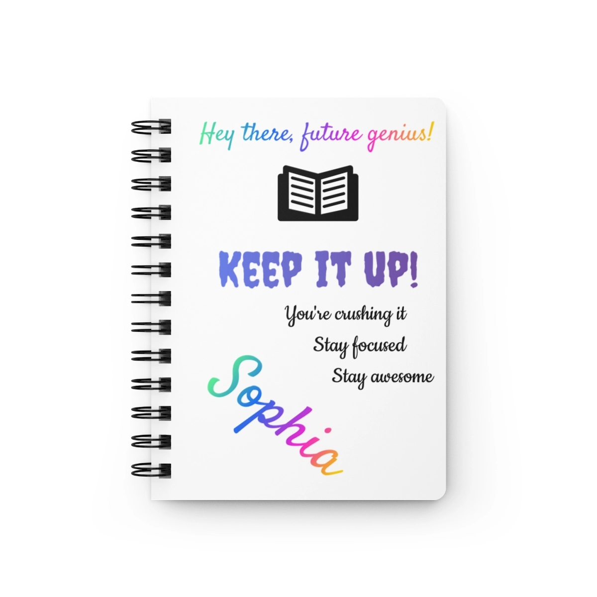 Notebooks Spiral Bound Journal (Generic brand) Custom Gift 23200